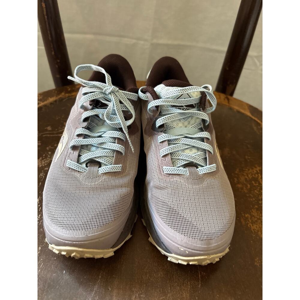 Saucony Peregrine 11 Womens Size 7 Gray Brown Athletic Running Shoes Sneakers - Picture 2 of 7